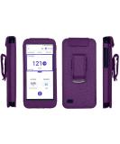 Premium Holster with Belt Clip for Omnipod 5 (Purple) - International Shipping Available - Buy Online on GoSupps.com
