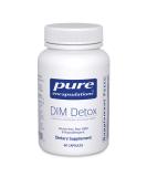 Pure Encapsulations DIM Detox | Supplement Support for Detoxification and Cellular Health* | 60 Capsules Standard Packaging - Buy Online on GoSupps.com