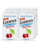 Luden's Sugar-Free Wild Cherry Throat Drops 25ct (Pack of 6) - Soothing Relief for Sore Throats - Buy Online on GoSupps.com