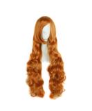 MapofBeauty 32 Long Orange Spiral Curly Cosplay Wig - Perfect Costume Accessory for Any Occasion - Buy Online on GoSupps.com