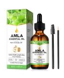 Amla Oil 60ML - Natural & Vegan Hair Oil for Healthy Growth Thicker Fuller Shinier Hair for Men & Women - International Shipping Available - Buy Online on GoSupps.com