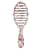 Metallic Marble Bronze Wet Brush Speed Dry Hair Brush - Vented Design with HeatFlex Bristles, Ergonomic Handle - Pain-Free Hair Detangling - Buy Online on GoSupps.com