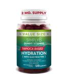 Electrolytes Hydration Gummies - 120 Gelatin-Free Gummies | 2-Month Supply for Workouts Hiking & Cycling | Sodium Calcium Potassium Zinc & Chloride | Kosher & Halal - Buy Online on GoSupps.com