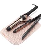 Professional Large Silicone Heat Resistant Styling Station Mat for All Hair Irons, Curling Iron, Straightener Pad, Iron Flat Hair, Hair Tools Appliances Hair Dryer Salon Tools Hair Stylist - Rose Gold - Buy Online on GoSupps.com