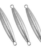 Dr.Fish 5 Pack Torpedo Lead Inline Fishing Sinkers 1oz-8oz - Bottom Fishing Weights for Freshwater - Double Ring Design - 5pcs 2oz-5 Pack - Buy Online on GoSupps.com