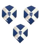 Winmau Scotland Flag Lion Dart Flights - 3 Sets of 75 Micron Strong Scottish Flights - Buy Online on GoSupps.com