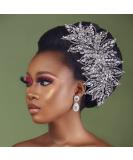ULAPAN Rhinestone Bridal Headband - Silver Wedding Hair Accessories for Women and Girls - Buy Online on GoSupps.com