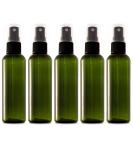 5 x 100ml Recycled Plastic Spray Bottles - BPA-Free Refillable Travel Containers for Liquids & Cosmetics | Ideal for Air Travel - Buy Online on GoSupps.com