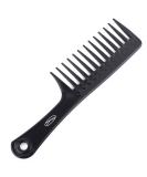 Fine Lines - Jumbo Rake Wide Tooth Comb | Hair Detangling and Shower Comb | Detangles Long Wet or Curly Hair | Thick Plastic Black antistatic comb | Afro Hair Comb - Buy Online on GoSupps.com