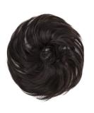 CAISHA by PRETTYSHOP Brown Synthetic Hairpiece Scrunchie Updo | Slightly Wavy | G5B #8B - Buy Online on GoSupps.com