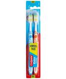 Colgate Extra Clean Medium Toothbrush - 2 Pack | Effective Oral Care for Fresh Breath | Fast International Shipping - Buy Online on GoSupps.com
