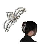 Silver Spider Claw Hair Clips for Women - Metal Non-slip Strong Hold Hair Jaw Clips - Buy Online on GoSupps.com