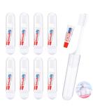 Travel Toothbrush Set - 8 Piece Mini Kit with Foldable Toothbrush & Toothpaste for Kids & Adults | Perfect for On-the-Go Traveling - Buy Online on GoSupps.com