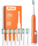 Bitvae D2 Ultrasound Electric Toothbrush - Rechargeable Sound Toothbrush for Adults & Children | 8 Heads 5 Modes | K-Orange - Buy Online on GoSupps.com