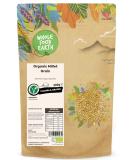 Wholefood Earth Organic Millet Grain 500g | GMO Free | Vegan | High Fibre | Certified Organic - Buy Online on GoSupps.com