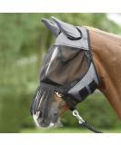 Buy BUSSE Fly Mask with Fringes - Grey/Black for Shetland Ponies | International Shipping Available - Buy Online on GoSupps.com