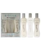 Biosilk Silk Therapy Trio - Unisex Shampoo Conditioner & Treatment | 7 oz Each | International Shipping - Buy Online on GoSupps.com