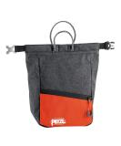 Petzl SAKAB Chalk Bag - Large, Roll-Top Bouldering Chalk Bucket Grey - Buy Online on GoSupps.com
