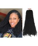 RAYIIS Super Lightweight Micro Locs 4 Pack Sister Locs Crochet Hair Extensions (18 Inch 1B) - Buy Online on GoSupps.com