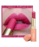 Oulac Rose Pink Creamy Matte Lipstick | Soft Satin Finish, Moisturizing Formula | Enriched with Rose Oil | Vegan & Cruelty-Free | 3.6g (Y07) Secret Life - Buy Online on GoSupps.com