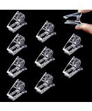 10 Pcs Transparent Nail Tips Clips for Quick Poly Gel Building - DIY Manicure Nail Art Tool - Buy Online on GoSupps.com