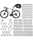 42-Piece Bicycle Rim Stickers Set | Reflective Bike Stickers for Safety | Versatile Shapes for Bikes Motorcycles Strollers & More - Buy Online on GoSupps.com