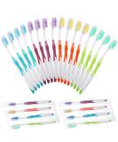 Disposable Individually Wrapped Toothbrush Bulk Pack - 24 Multi Color Toothbrushes for Hotels, Charity, Homeless, Adults & Kids - Buy Online on GoSupps.com