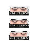 Essence Lash Like a Boss No. 03 - Vegan False Lashes | Extensive Volume & Long-Lasting | 3 Pack of Defined Black Artificial Eyelashes - Buy Online on GoSupps.com