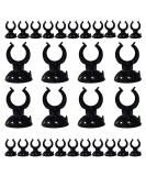Gzhaizhuan 30 STK Aquarium Suction Cups - Durable PVC Fish Tank Hose Holders & Accessories (30x20mm Black) - Buy Online on GoSupps.com