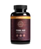Primal Hair von Primal Harvest-hair food supplements with selenium zinc keratin biotin selenium and vitamin B complex for men and women 60 capsules - Buy Online on GoSupps.com