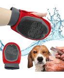 BPS Massage Gloves for Pets - Dog & Cat Hair Removal & Massage Tool - Buy Online on GoSupps.com