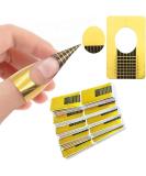 200 Pcs Self-Adhesive Nail Forms for Sculpting UV Builder Gel & Polygel - Nail Extension Form for Professional Salon & Home Use - Buy Online on GoSupps.com