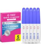5 Blue Sensitive Pregnancy Tests - Quick 3-Minute Detection & Reliable Results for Early Pregnancy - Buy Online on GoSupps.com