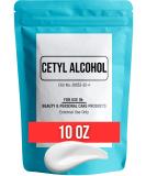 Cetyl Alcohol for DIY Body Butter & Lotions - 10 oz White Granules Thickener & Emollient - Buy Online on GoSupps.com