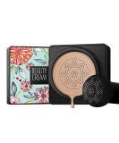 GL-Turelifes Mushroom Head Air Cushion Foundation CC Cream Water Feeling Flawless BB Cream Moisturizing Oil Control Lightweight & Smoothing Natural Concealer (Natural Color) 2 Count (Pack of 1) Natural Color - Buy Online on GoSupps.com