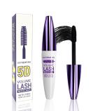 Black 5D Telescopic Mascara - Waterproof Smudge-Proof Long Lasting Volume for Eyelashes | Perfect for Cosplay | Fast Drying & Non-Clump Curling Mascara 01# Black - Buy Online on GoSupps.com