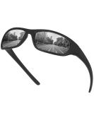 Vimbloom Men's Polarized Sports Sunglasses - UV 400 Protection for Cycling Golf & Fishing - Vi367 Black Mat - Buy Online on GoSupps.com