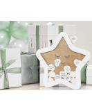 Wishing Star Guestbook for Baby - Perfect Baby Shower Gift Accessory - 25 Descriptive Hearts - White MDF Wood - Ideal Gift for Birth - Buy Online on GoSupps.com