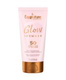 Coppertone Glow with Shimmer SPF 50 Sunscreen Lotion - Travel Size 2 Fl Oz - Buy Online on GoSupps.com