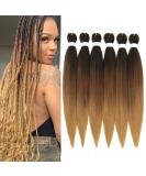 Ancient Lichenhaar Easy Braid - Professional Itch-Free Synthetic Fiber Crochet Hair Extensions (6 Packs 26 Inch Yaki Texture 1B/30/27#) - Buy Online on GoSupps.com