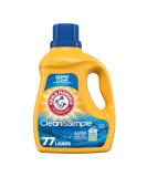 Buy Arm & Hammer Clean & Simple Laundry Detergent - 77 Loads 100.5 Fl oz | Eco-Friendly & Effective Cleaning Solution - International Shipping Available - Buy Online on GoSupps.com