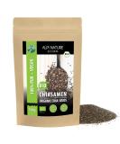 Organic Black Chia Seeds (500g) - 100% Natural Vegan Lab Tested No Additives - Organic Cultivation - Buy Online on GoSupps.com