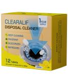 CLEARALIF Household Garbage Disposal Cleaners - 12 Lemon Scent Tablets Compatible with All Disposals International Shipping Available - Buy Online on GoSupps.com