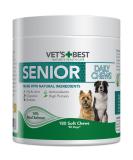 Vets Best Daily Soft Chews for Senior Dogs - 180 Count | Premium Health Supplements for Aging Pets - Buy Online on GoSupps.com