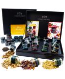 Hallingers Advent Season Tea Gift Set - 12 Vegan & Gluten-Free Varieties in Screw Glasses | Perfect for Christmas Mother's Day & Father's Day Gifts - Buy Online on GoSupps.com