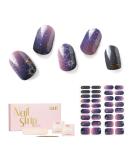 NAILOG Semi Cured Gel Nail Strips 34 pcs Salon-Quality Gel Nail Stickers Long Lasting Nail Wraps for Women with Soft Gel Finish Constellation - Buy Online on GoSupps.com