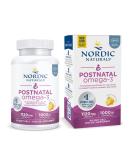Nordic Naturals Postnatal Omega-3 Lemon 650 mg 60 Soft Gels - Buy Online on GoSupps.com
