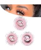 2024 Self-Adhesive Eyelashes - Snap-On & No Adhesive | 3 Pairs Natural Look - Buy Online on GoSupps.com