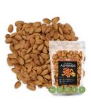 Dry Roasted Almonds Unsalted 3 lbs | Gluten & Peanut Free | Non-GMO | Healthy Protein Snack | Premium Quality Batch Tested - Buy Online on GoSupps.com