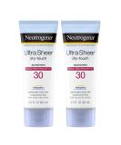 Neutrogena Ultra Sheer Dry-Touch Water Resistant and Non-Greasy Sunscreen Lotion with Broad Spectrum SPF 30 3 fl. oz (Set of 2) - Buy Online on GoSupps.com